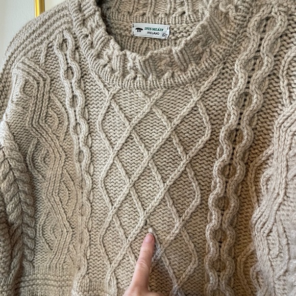 Inis Meais Ireland Cable Knit Sweater - Picture 7 of 12